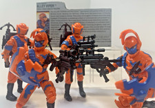 LOTTO VINTAGE GI JOE ARAH COBRA VIPER 1989 COMPLETO DI CARD HASBRO