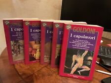 I capolavori di Carlo Goldoni opera completa cinque volumi a cura G. Antonucci