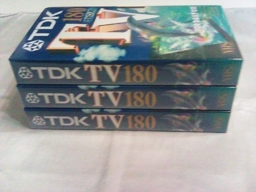 Videocassette.VHS.TDK.Nuove.Lo