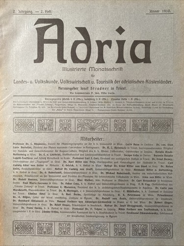 Adria jahrgang 2 heft - jahrgang,