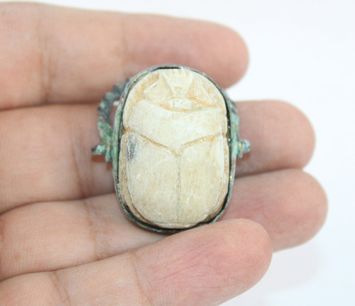 Anello reale egizio - egizio, antico
