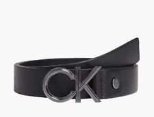 Cintura-Belt uomo CALVIN KLEIN K50K507558 BAX Adj CK Spiked Metal PB 35mm - Nero