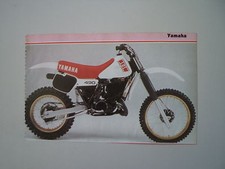 - RITAGLIO DI GIORNALE ANNO 1982 - MOTO YAMAHA YZ 490