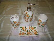 SET BAGNO 4 PEZZI CERAMICA