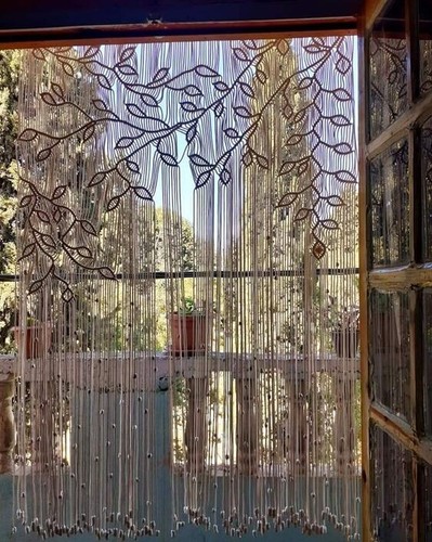 Decorazione foglia tenda in - decorazione,