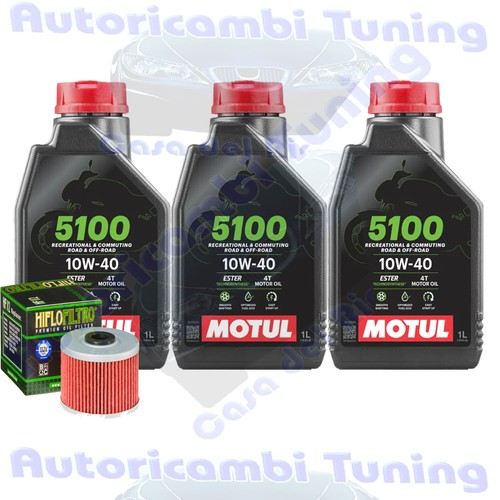Kit tagliando olio motul 5100 - kit,