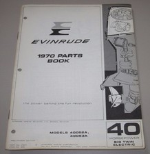 Parts Book Evinrude 40 HP Big
