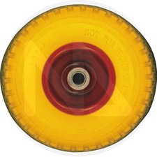 RUOTA PIENA GIALLA  PER CARRELLO CERCHIO IN METALLO, 81/15, O PER CARRIOLA