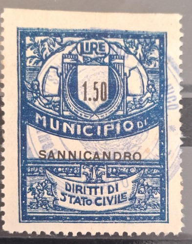Marca bollo regno municipio - marca,