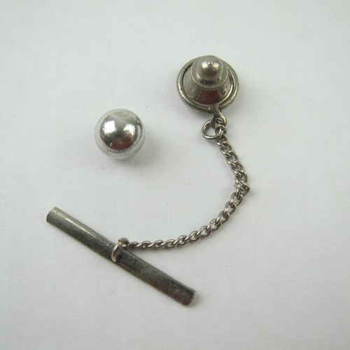 Cravatta vintage spilla bavero