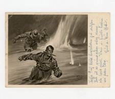 Arditi Fascismo Propaganda Fascista Pugnale Cartolina Viaggiata Pisani 1940