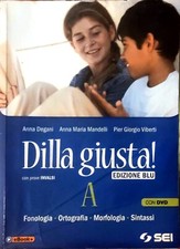 9788805074334 Dilla giusta! Vol. A-Q-Test d'ingresso-Schemi di s...edia