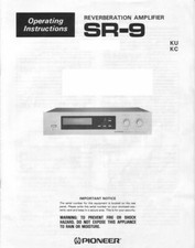 Pioneer SR-9 Receiver Owners
