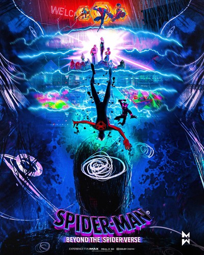 Poster miles morales - poster, falling