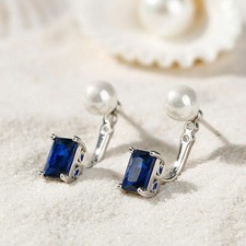 Orecchini Donna Zaffiro Blu