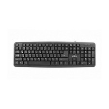 Tastiera Esperanza TKR101 Office USB QWERTY Inglese, Russo Nero