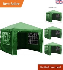 Gazebo verde 3x3m con lati