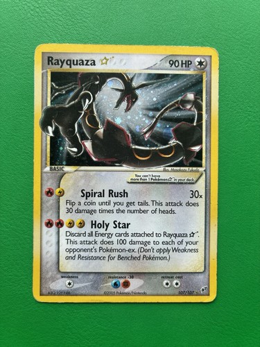 Rayquaza gold star 107 - rayquaza, 107/107