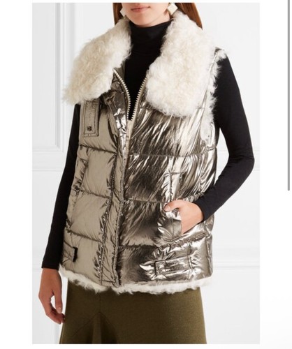 Gilet moncler kerria shearling - moncler,