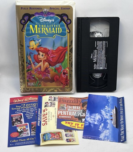 The little mermaid vhs - mermaid,