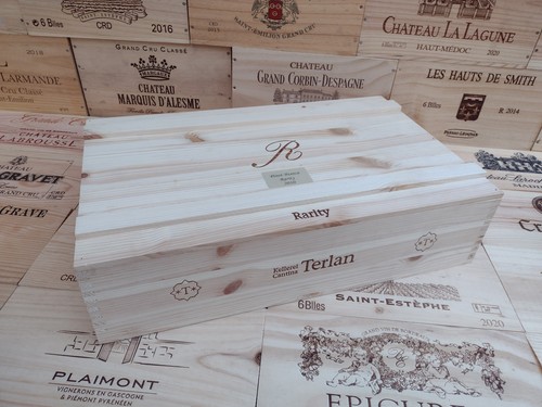 Cassetta porta vino legno - cassetta, in