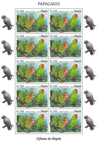 Francobolli pappagalli mnh - francobolli,