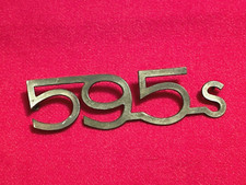 FIAT ABARTH 595 S LOGO SIGLA EMBLEMA FREGIO STEMMA SCRITTA TARGHETTA BADGE TARGA