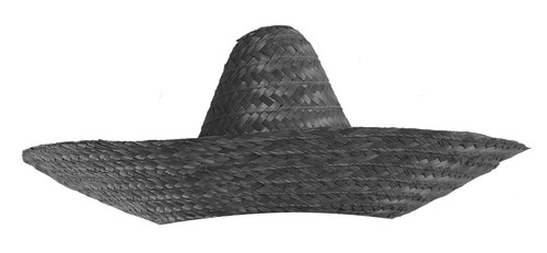 Black mexican sombrero - hat, no