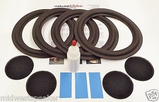 Advent Heritage Kit Schiuma Woofer 8" - Riparazione Altoparlanti con Spessori e Tappi Antipolvere!