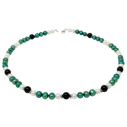Collana collier perle - in, di