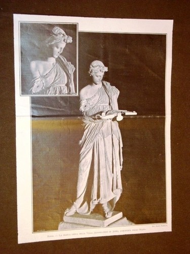 Roma nel 1907 - statua, greca