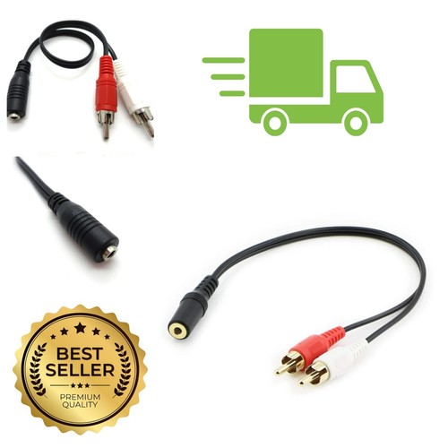 Adattatore cavo audio rca - rca, da