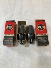 2 TUBI RADIO VUOTO RCA 6N7GT