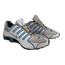 Scarpa Nike Shox NZ bianca blu