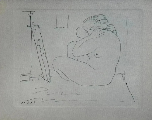 Pablo picasso modello nudo - modello,