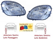 SET 2 FARO FANALE PROIETTORE ANTERIORE PER MERCEDES SLK R170 1996 2002 REG EL