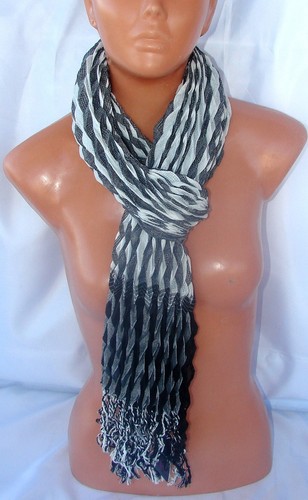Nero pashmina sciarpa - pashmina, foulard