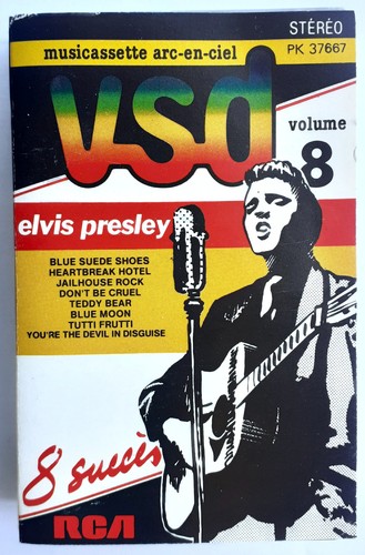 Audio elvis presley 8 - k7,