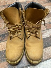 Stivali Timberland da uomo taglia 9,5 M grano nabuk impermeabili 6 pollici stivali da lavoro 10061