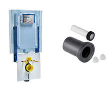 CASSETTA DA INCASSO GEBERIT COMBIFIX SIGMA 8 CM CON TELAIO PER SANITARI SOSPESI