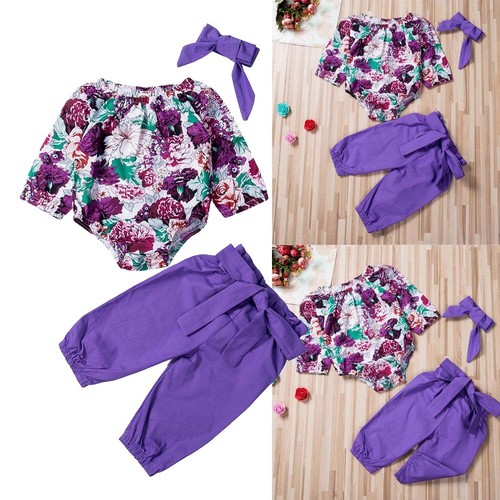 3pcs vestiti neonato bambina - 3pcs,