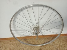 Ruota anteriore cerchio Nisi mozzo Campagnolo flangia larga bici corsa 