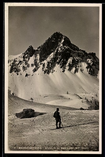 Cartolina bardonecchia guglia - bardonecchia,,