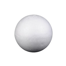 2x sfera di polistirolo Ø 9,8 cm sfera di polistirolo rotonda palla modellazione palla di polistirolo