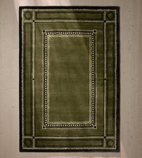 Tappeto di lana trapuntato a