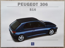Peugeot 306 S16 Brochure