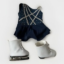 American Girl Team USA Olympic Figure Ice Skating Outfit Set For 18" Dolls