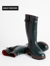 Aigle Parcours 2 Iso Bronzo Foderato in Neoprene Gomma Naturale Wellington Regolabili