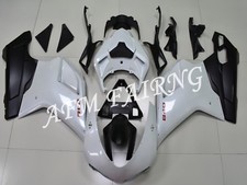 Carena carrozzeria stampo iniezione ABS bianco perla per Ducati 848/1098/1198 07-12