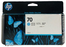 Cartuccia inchiostro ciano chiaro HP 70 nuova originale DesignJet Z2100